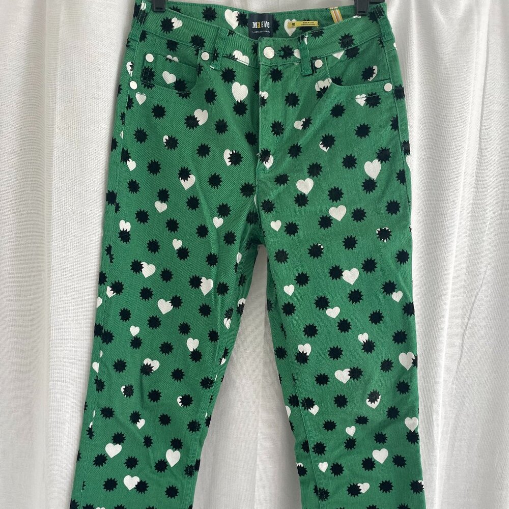 Maeve printed jeans, size 29
